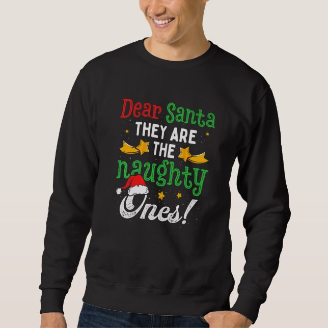 Sudadera Querido Papá Noel Son Los Hijos Cristo Pajama (Anverso)
