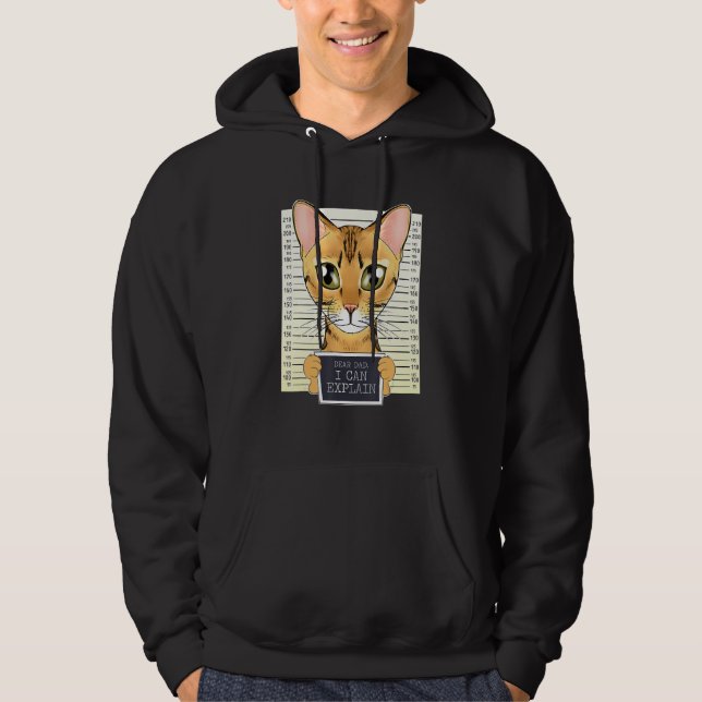 Sudadera Querido Papá, Puedo Explicar Que Bengala A Mi Padr (Anverso)