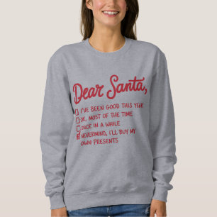 Sudadera Querido Santa - Diseño de Navidad