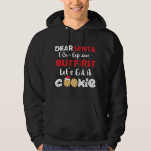 Sudadera Querido Santa Eat: Navidades graciosos de Cookies 