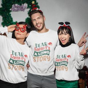 Sudadera Querido Santa, es una camiseta de navidades de lar