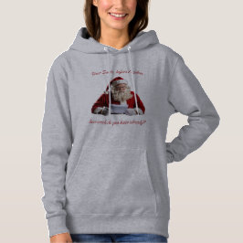 Sudadera Querido Santa. Funny Santa Claus, feriado de Navid