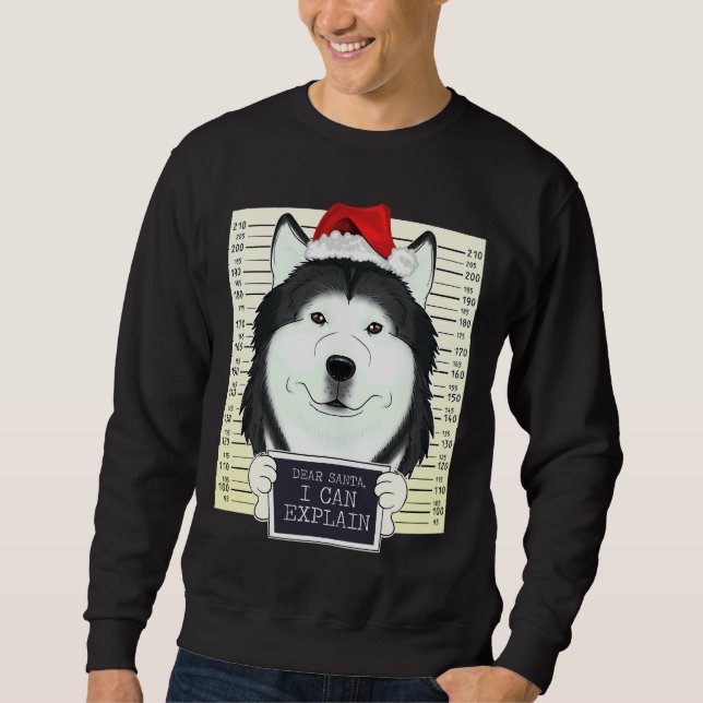 Sudadera Querido Santa I, puedo explicar a los Navidades Hu (Anverso)