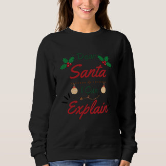 Sudadera Querido Santa, puedo explicarlo