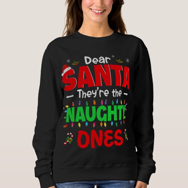 Sudadera Querido Santa, son los Navidades traviesos de Sant (Anverso)