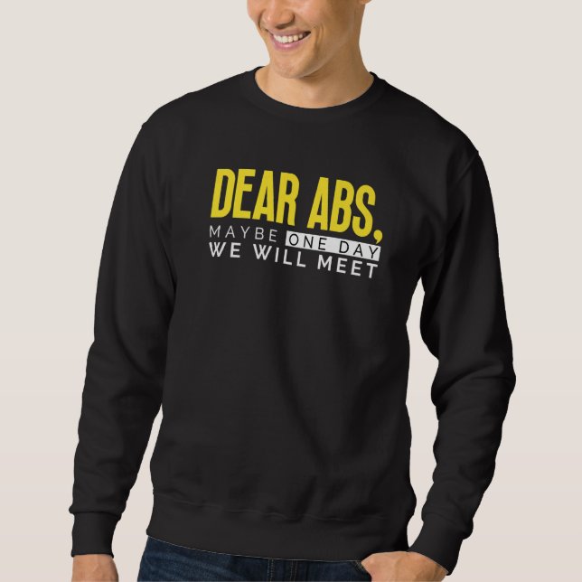 Sudadera Queridos Abs Quizás Algún Día Nos Llegaremos a Con (Anverso)