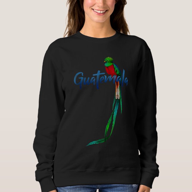 Sudadera quetzal de Guatemala  Chicas Chicos (Anverso)