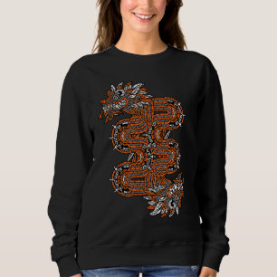Sudadera Quetzalcoatl Huichol Calavera Calavera Hallowee