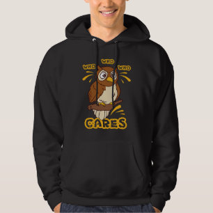 Sudadera Quién a quién le importa Owl