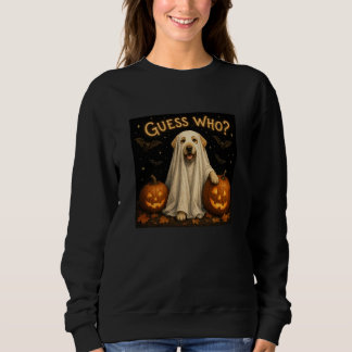 Sudadera ¿Quién? Diseño de perro Labrador fantasma de Hallo