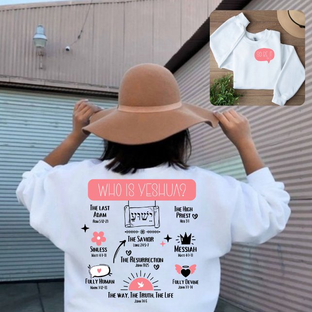 Sudadera ¿Quién es la mujer cristiana de Yeshua? (Subido por el creador)