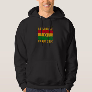 Sudadera QUIEN JAH BENDICE NINGÚN HOMBRE MALDICE Bandera de