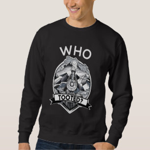 Sudadera Quién tomó el tren Gótico tren tren tren de vapor