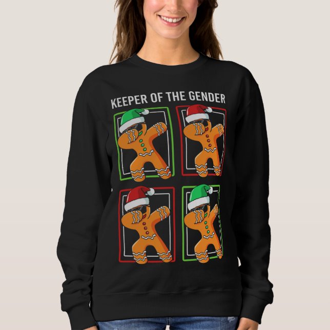Sudadera Quienes Cuidan De Los Navidades De Gingerbread Rev (Anverso)