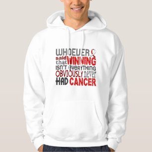 Sudadera Quienquiera dijo al cáncer oral