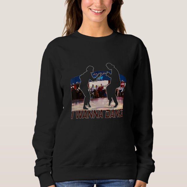 SUDADERA QUIERO BAILE (Anverso)