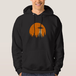 Sudadera Quiero Creer Chiste Divertido Espacio OVNI Alien V