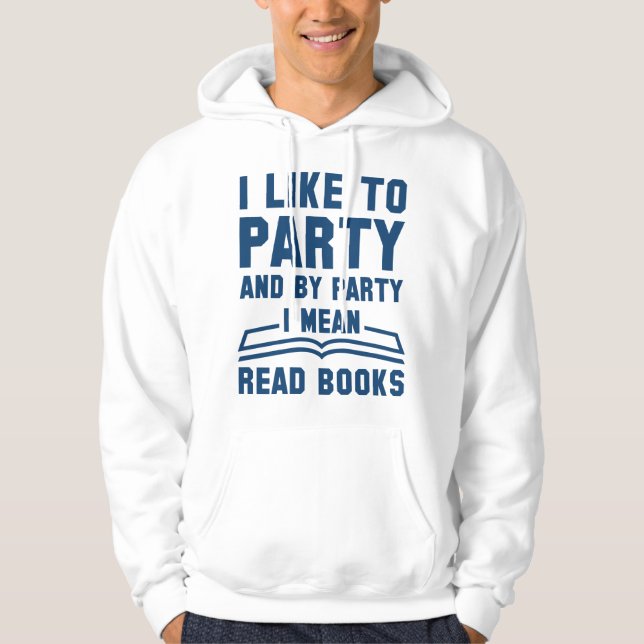 Sudadera Quiero decir leer libros (Anverso)