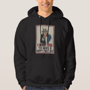 Sudadera Quiero Que Tengas Un Feliz Primer Día Maestra