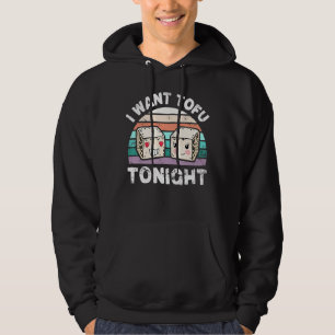 Sudadera Quiero Tofu Esta Noche Dieta Cubierta Tofu Vegan S