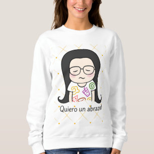 Sudadera Quiero un abrazo, chica
