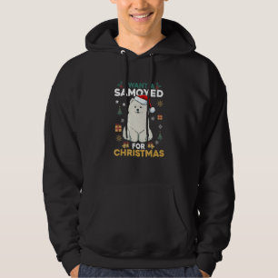 Sudadera Quiero Una Samoyada Para Los Navidades De La Fami