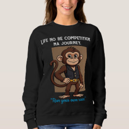 Sudadera Quiet Growth Monkey – Everyday Mindset T-Shirt