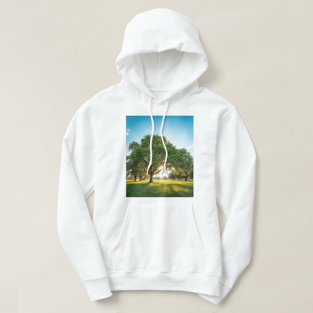 Sudadera Quiet Time With a Big Tree – Nature T‑Shirt (Diseño del anverso)