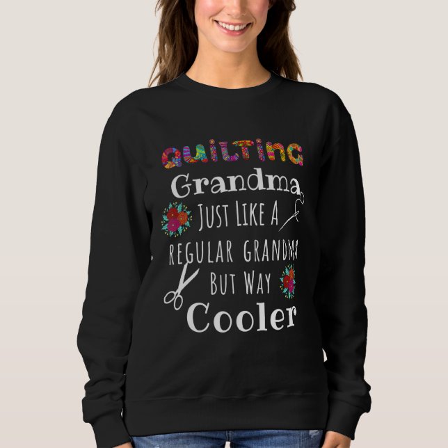 Sudadera Quilling Grandma Way Cooler Swing 1 (Anverso)