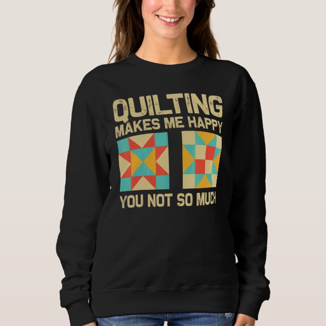 Sudadera Quilting For Sewing Enthusiast Men Women Quilt 1 (Anverso)