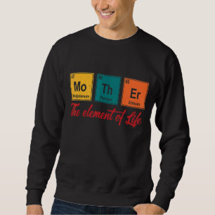 Sudadera Química Científica El Elemento De La Vida Es La Ma