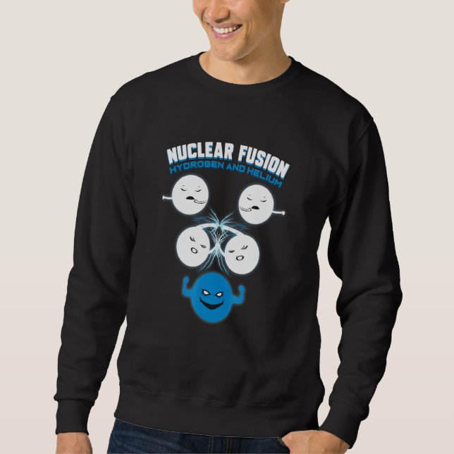 Sudadera Química científica química fusión nuclear (Anverso)