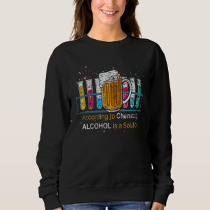 Sudadera Química de ciencia nerviosa Geek Alcohol Beer Quím