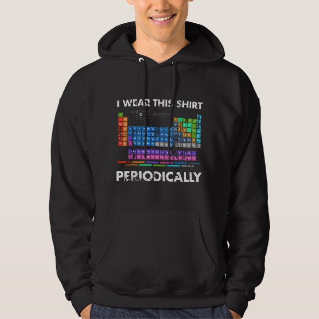 Sudadera Química de la Tabla Periódica (Anverso)