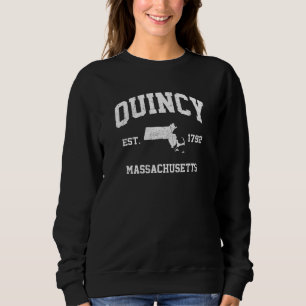 Sudadera Quincy Massachusetts Mamáes Vintage State Athletic