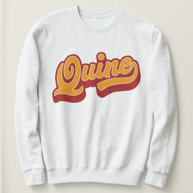 Sudadera Quine, Sweatshirt Doric Dialect, Escocia (Anverso del diseño)