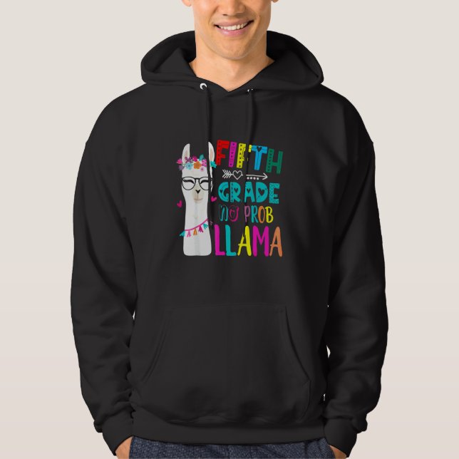 Sudadera Quinto maestro de quinto grado de vuelta a la escu (Anverso)