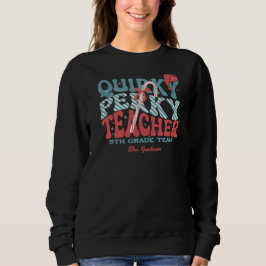 Sudadera Quirky Perky Teachers Navidades Retro