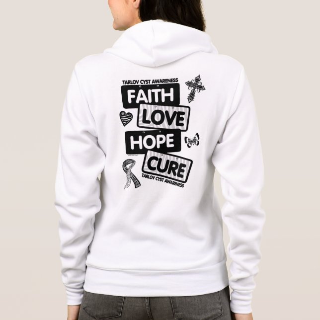 Sudadera Quiste de Tarlov de las placas… (Reverso)