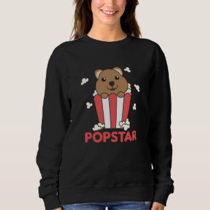 Sudadera Quokka Popcorn Time Animales Graciosos En Comida R