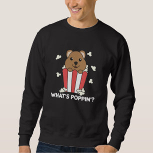 Sudadera Quokka Popcorn Whats Poppin Funny