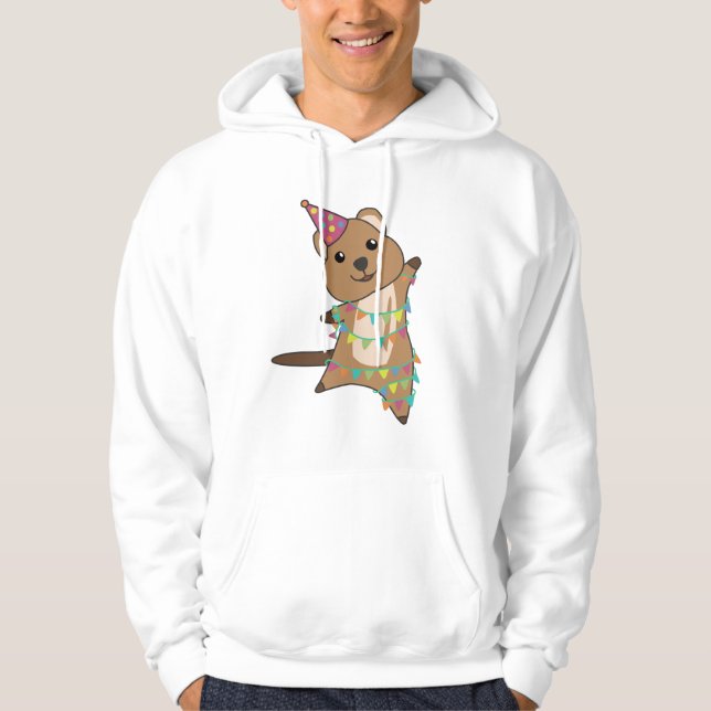 Sudadera Quokka Quiere Feliz Cumpleaños A Ti Quokkas (Anverso)
