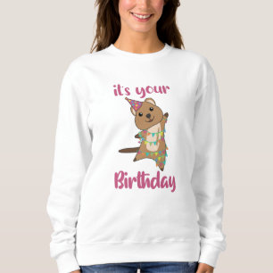 Sudadera Quokka Quiere Feliz Cumpleaños A Ti Quokkas