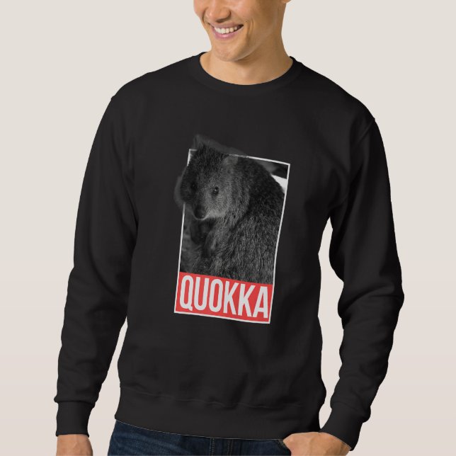 Sudadera Quokka Quokkas Wombat Amargo (Anverso)