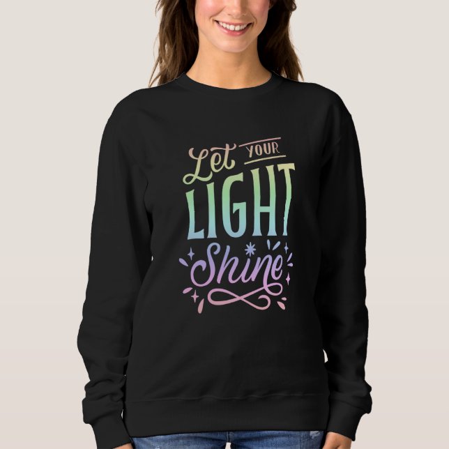 Sudadera Quote Pastel Rainbow Cute Inspiration (Anverso)