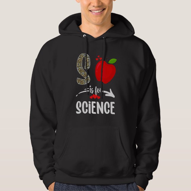 Sudadera R Es Para El Equipo Científico Alphabet Leopard Sc (Anverso)