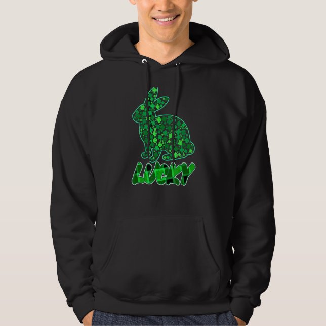 Sudadera Rabbit Lucky Buffalo Sham Rocío Verde St Patrick (Anverso)