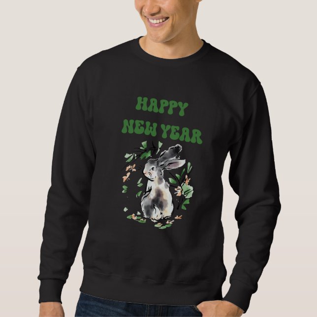 Sudadera Rabbit New Year 2023 Christmas Celebration Santa E (Anverso)
