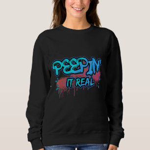 Sudadera Rabbit Peepin' It Real Easter Cute