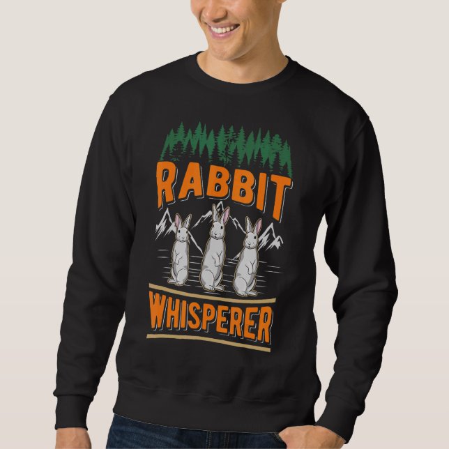 Sudadera Rabbit Whisperer (Anverso)